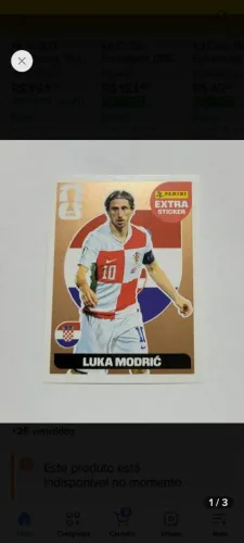 Figurinha BRONZE LEGEND Modric R$100