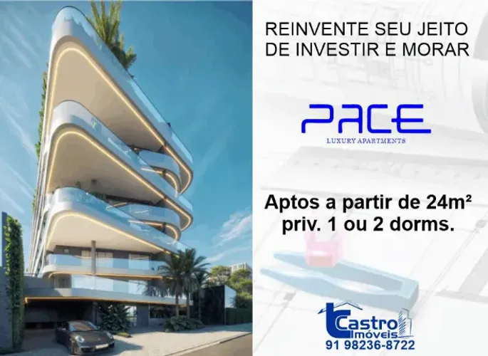 Condomínio PACE. Studios & Aptos com 1 ou 2/4 e 1 vaga. G.A009