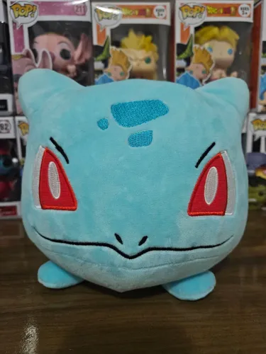 Cofrinho de pelúcia pokemon Bulbassauro