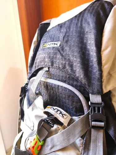 Mochila cargueira Nautika NTK Kompaz GT 70+15L - USADA EM ÓTIMO ESTADO