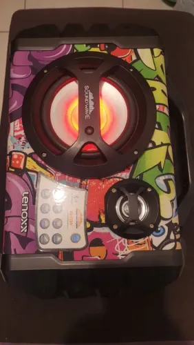 Caixa de Som Bluetooth Lenoxx CA 5 Portátil - Amplificada 250W USB