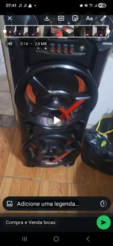 Vendo ou troco caixa de som