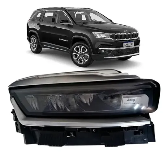 Farol Dianteiro Direito Jeep Commander 2025 2026 Direito/passageiro