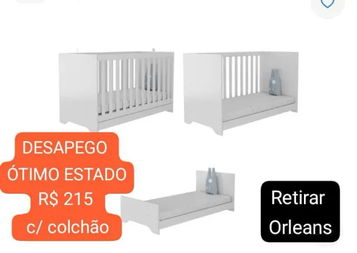 BERÇO 3 EM 1