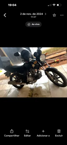 Vendo 7.300 enteresados entrar em contato moto zera e de mulher