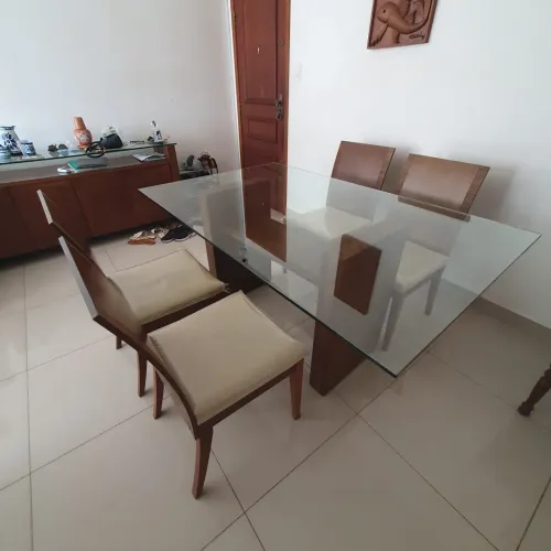 Conjunto mesa de jantar 6 lugares