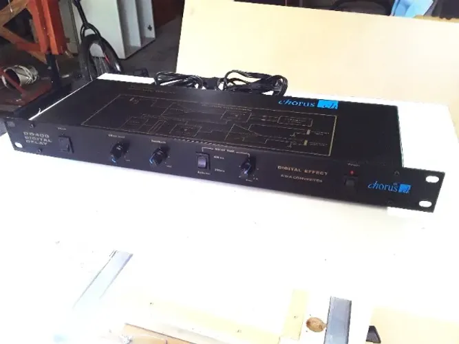 DD400 Eco Digital Delay Chorus Rack Vintage Mono - Funcionando Perfeitamente