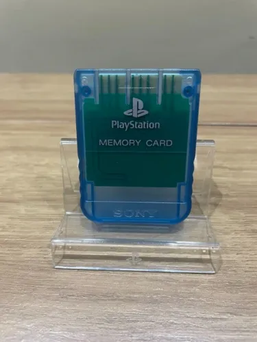 Memory Card Ocean Blue - Playstation 1 - Original