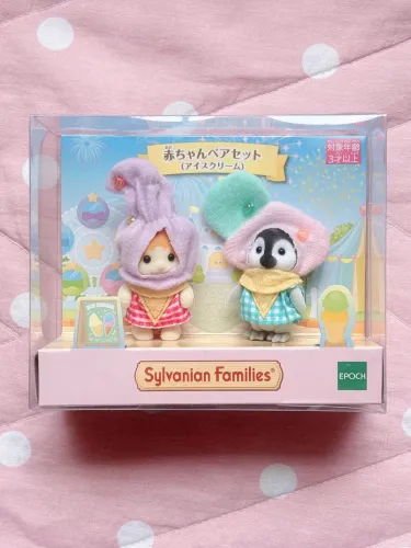 Sylvanian Families - Dupla sorvetinhos - Importados do Japão