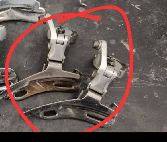 Câmbio dianteiro shimano