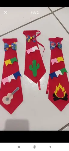 Gravata junina infantil 