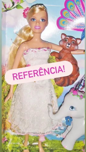 Barbie Rosella Princesa da ilha versão vestido branco