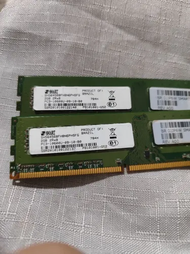 2 Memórias RAM DDr3 2gb