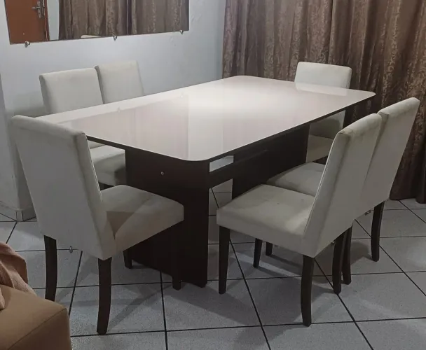 Mesa jantar 6 lugares