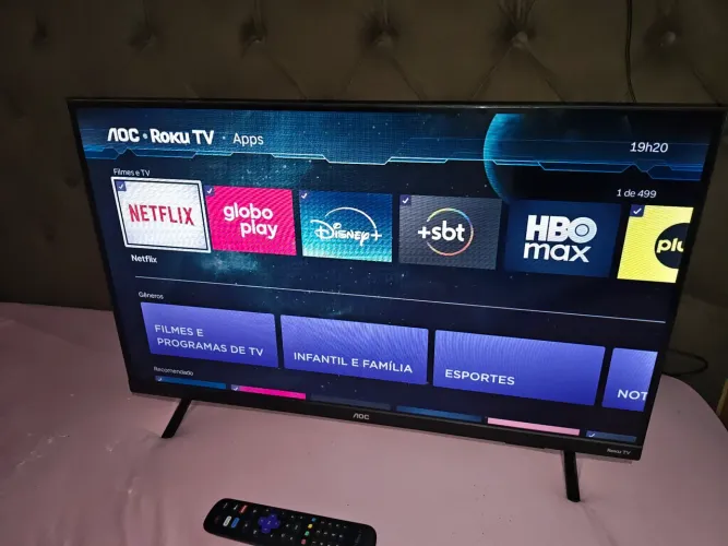 TV SMART 32"AOC Roku tv LED Wi-fi ENTREGO Goiânia Anápolis e Região Parcelo