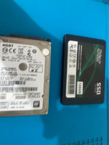 Ssd 120 gb e hd 750gb funcionando