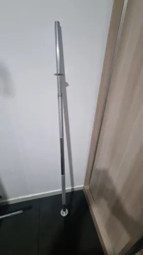 Barra cromada maciça 1,5m 