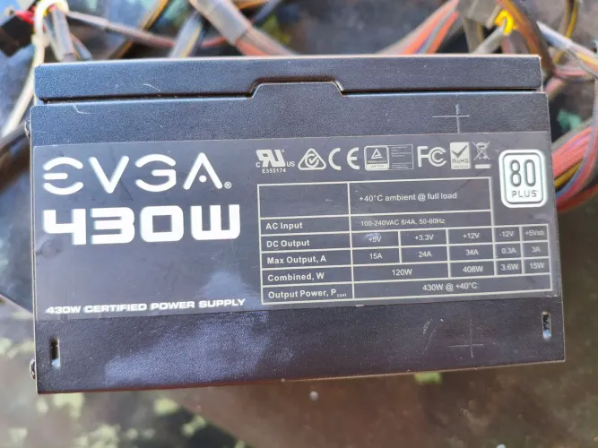 Fonte EVGA 430 80 plus 