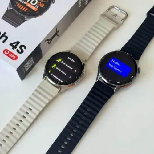 Smartwatch HAYLOU 4S GPS, Preto, Película, Pulseira Extra