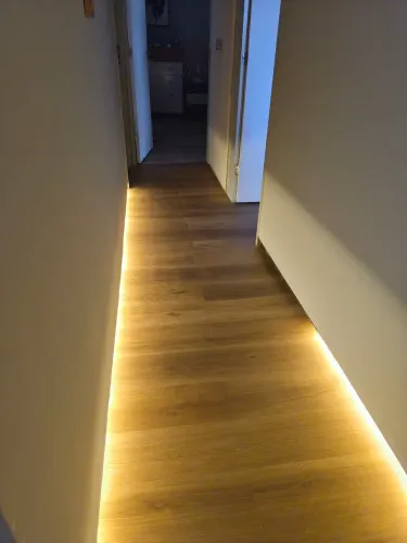 Aplicação de piso vinílico 