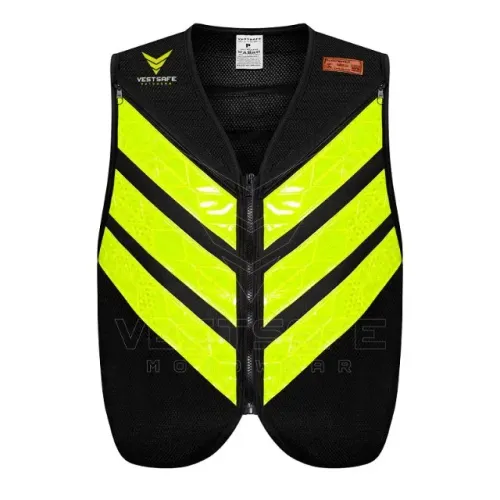 Colete Refletivo para Motoboy com Zíper e Bolso