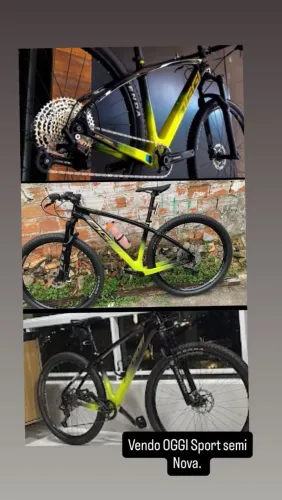 Bicicleta Oggi aro 29 quadro de fibra de carbono 