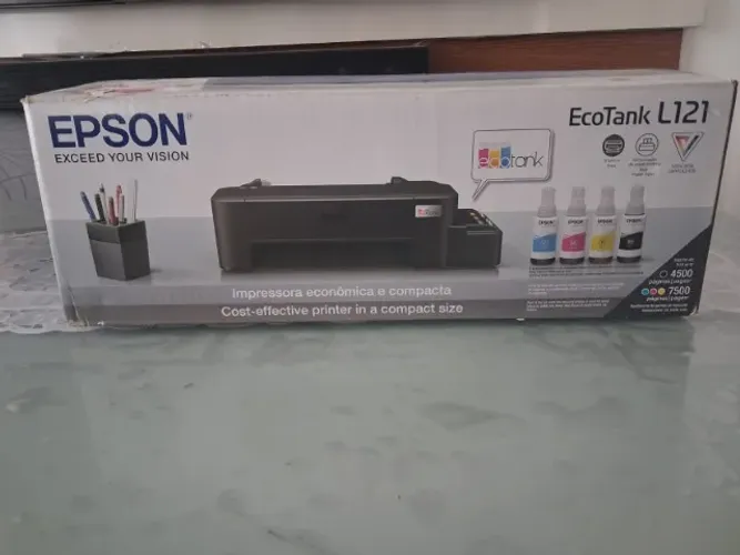 Impressora Tanque de Tinta Ecotank L121 Epson COM DEFEITO NA IMPRESSÃO