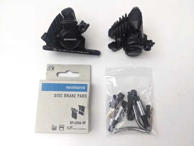 Freio a Disco Dianteiro e Traseiro Shimano BR-RS305 + Pastilha L05a