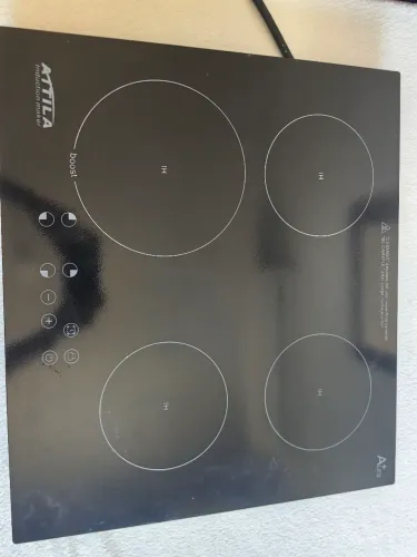 Fogão Cooktop Vidrocerâmica Indução 4 Bocas Attila Plus 220V