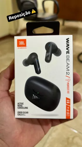Fone JBL Wave Beam 2 Preto