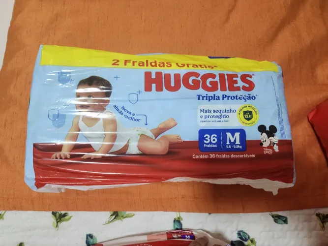 Fralda Huggies Tripla Proteção M 36un