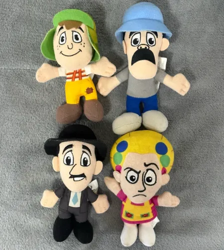 4 Pelúcias Chaves - Coleção McDonalds 2011