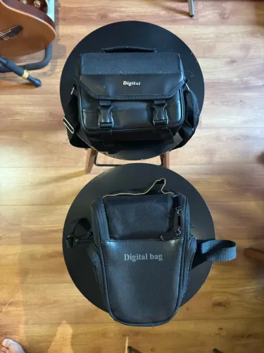 2 bolsas para câmera DSLR/Mirrorless