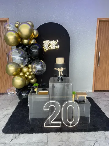 Decoração de festa/pegue e monte