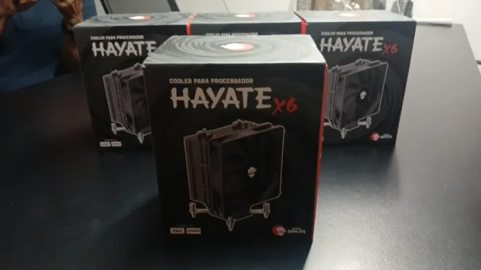 Air Coller Hayate X6 120mm compatível Intel e Amd, novo lacrado na caixa e garantia