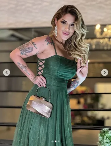 Vestido social para festas
