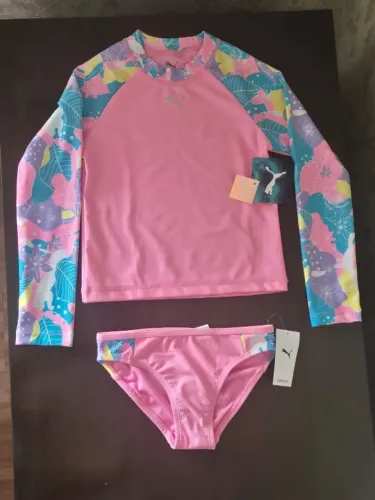 Conjunto Roupa Banho Original Puma. Menina. 5 Anos. Novo!