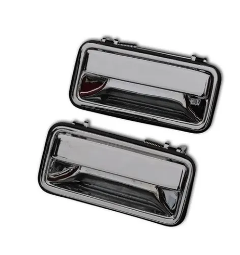 Maçaneta Externa Porta Traseira Grand Blazer Nova Cromada - Par