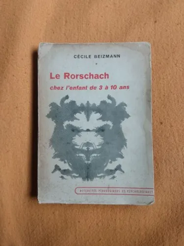 Livro Le Rorschach- Chez L'enfant de 3 à 10 Ans, de Cécile Beizmann 