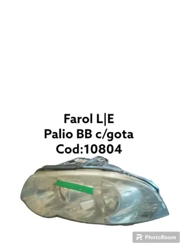 Farol esquerdo esquerdo Palio big brother com gota