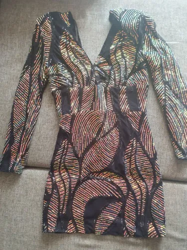 Vestido de festa com brilho