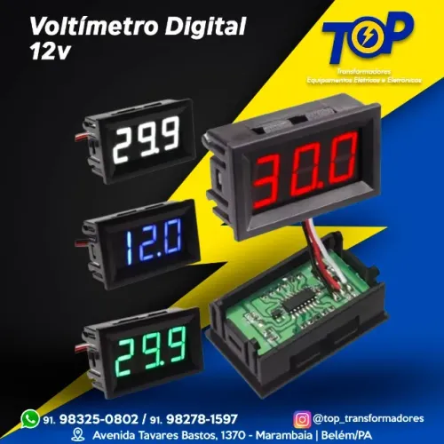 voltímetro digital 
