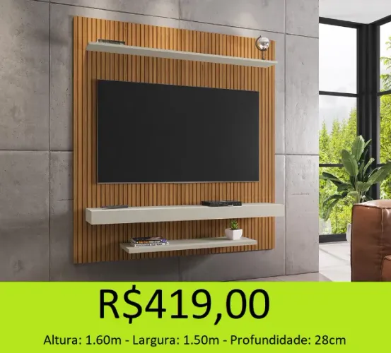 Painel suspenso para sala 