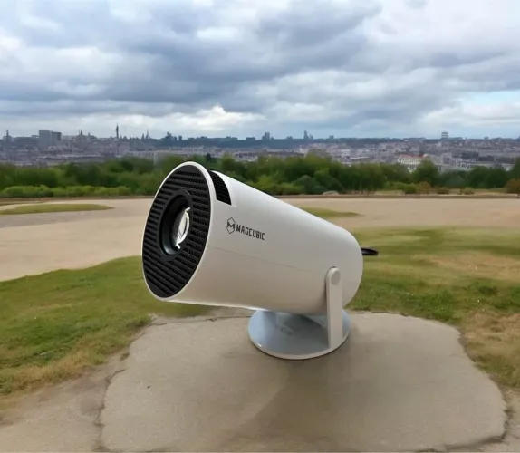 Mini Projetor Portátil HY300 Plus/ Android 11/Smart HD 4K/Wifi 5G/Bluetooth/O ORIGINAL