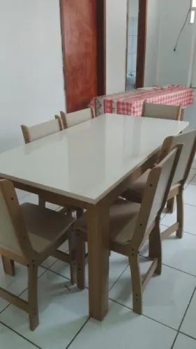 mesa de 6 lugares com entrega gratuita