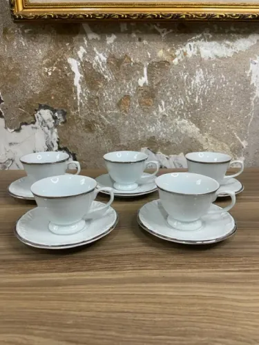 ANTIGO CONJUNTO XÍCARAS DE CAFEZINHO SCHIMIDT | ANTIGUIDADES | DONARELIQUIAS