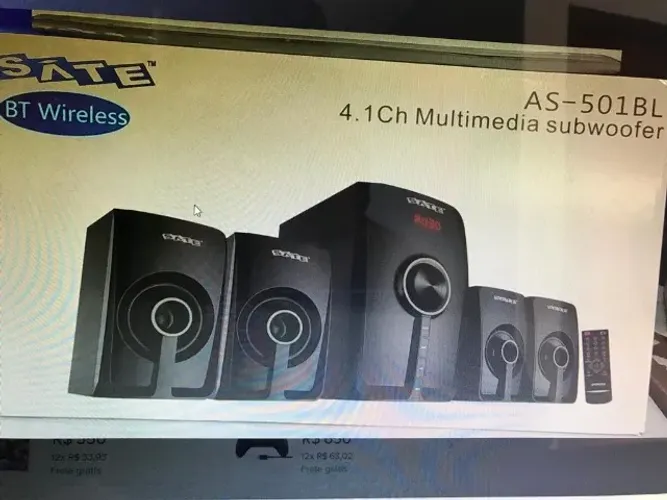 Caixa Acústica Satélite 4.1 Multimídia modelo AS9964