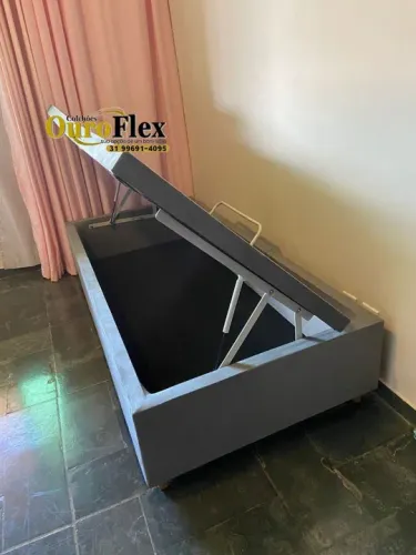 Cama Box  Baú Solteiro -Novo- Sem Colchão 