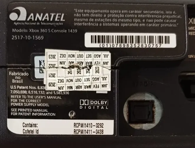 VENDO XBOX 360 USADO COM DEFEITO (NÃO LIGA)