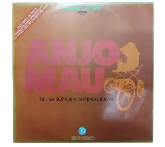 LP Vinil Anjo Mau Internacional 1976 Rede Globo Som Livre